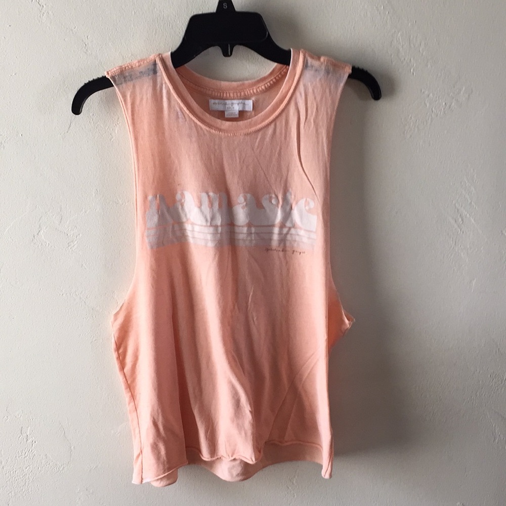 Spiritual Gangster Muscle Tank 70s Font ‘Namaste’